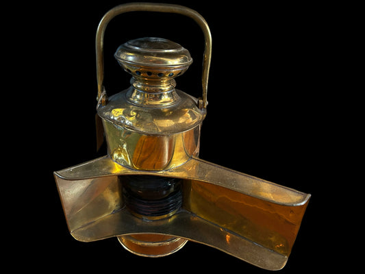 Lantern, Truxton - starboard - made by Perko - Brass