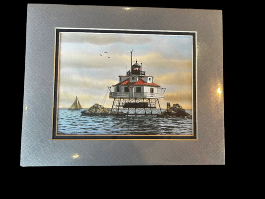 "Thomas Point" Print by D.L Christianson