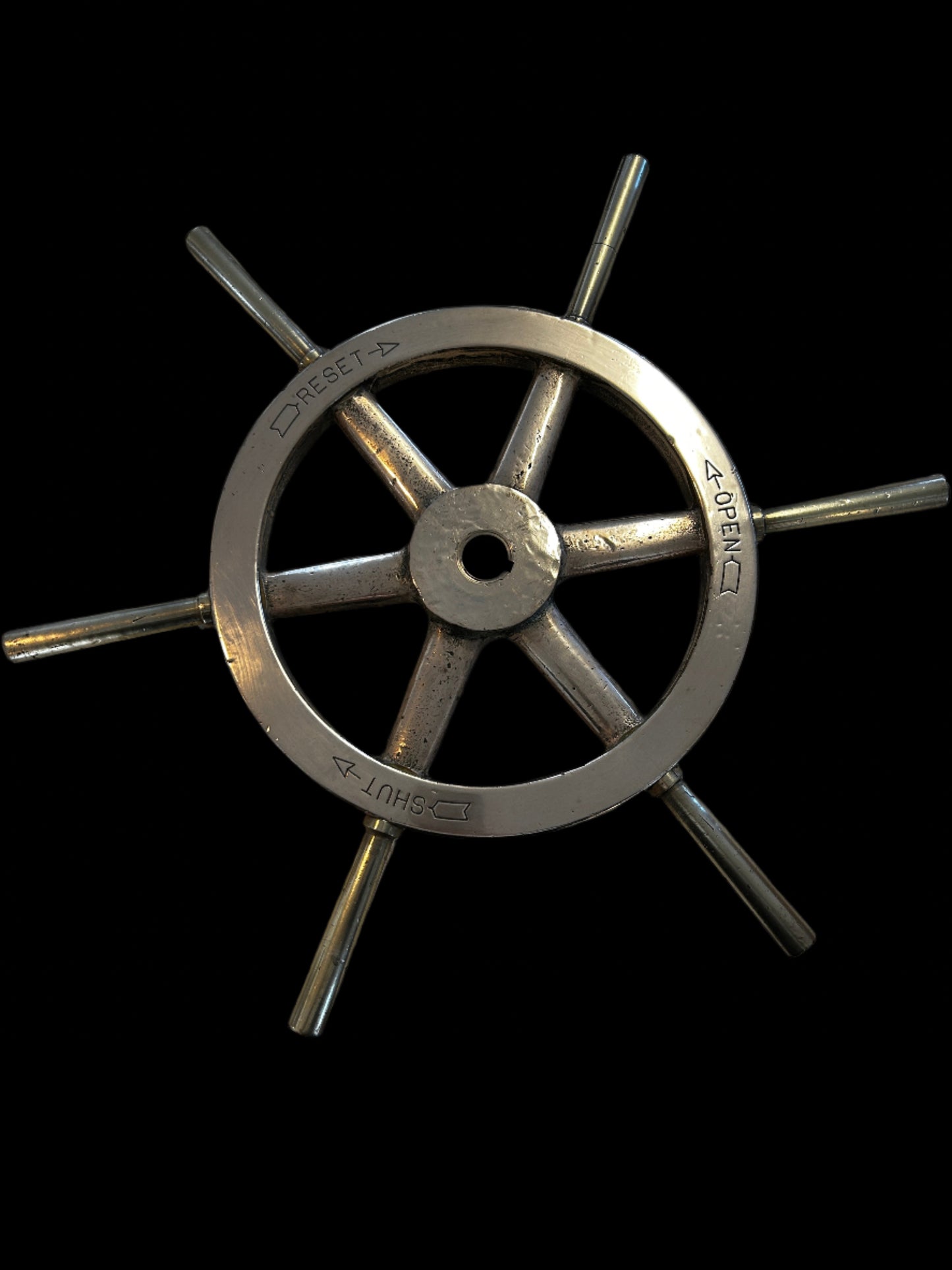 Solid Brass Shipboard Valve Wheel