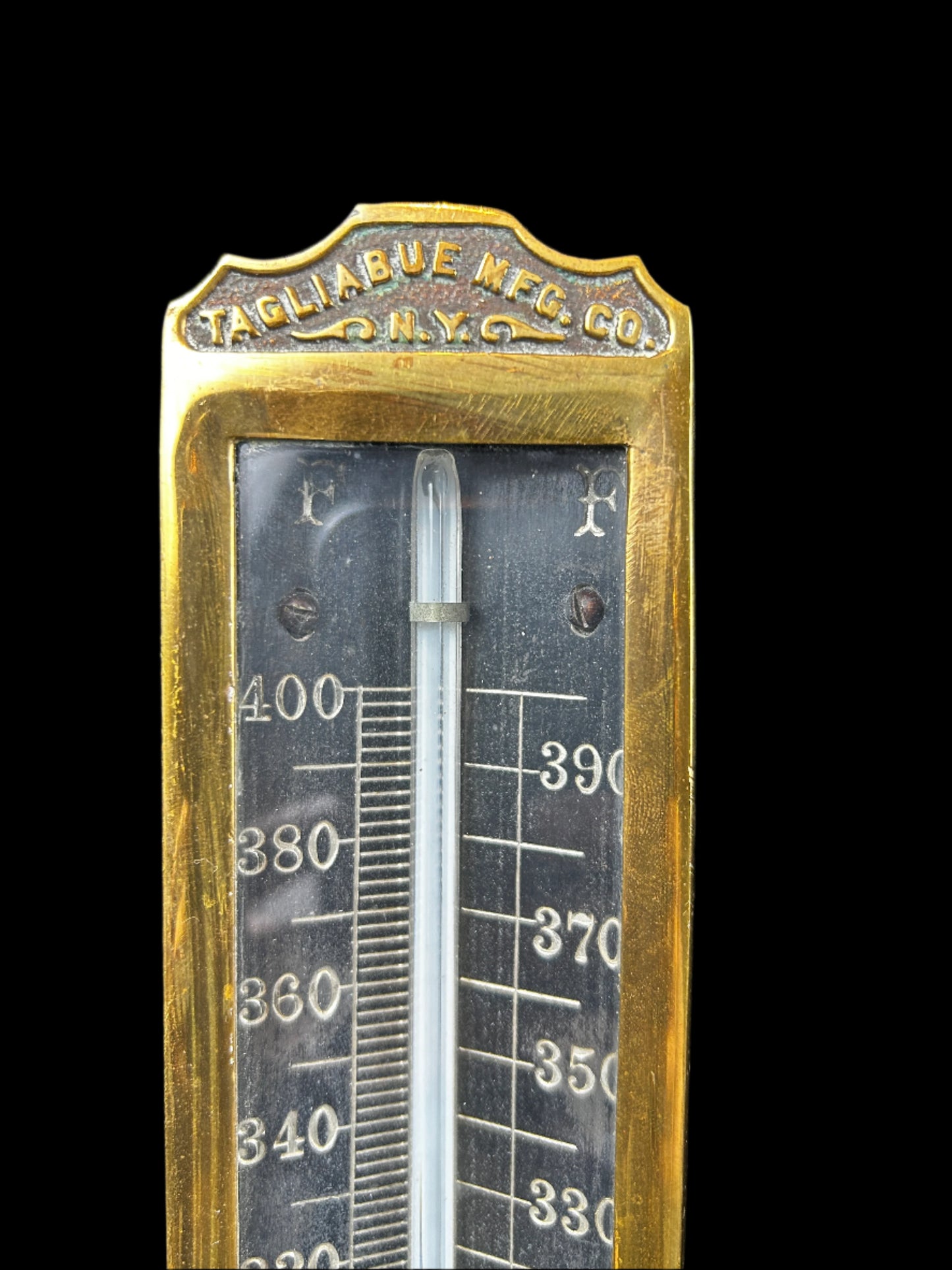 Brass Steam Condensate Thermometer Circa late 1800's