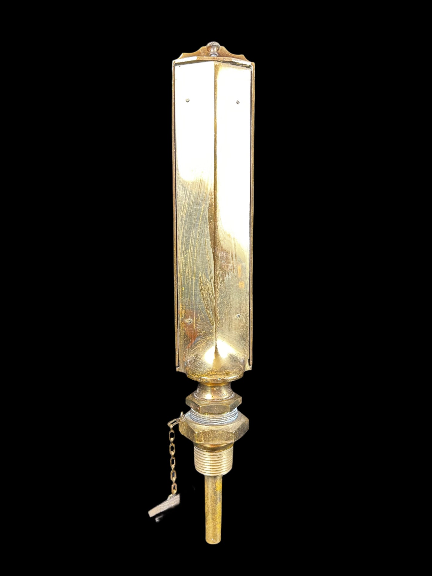 Brass Steam Condensate Thermometer Circa late 1800's