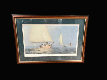 "Fog Over Bloody Point Bar" by John Morton Barber