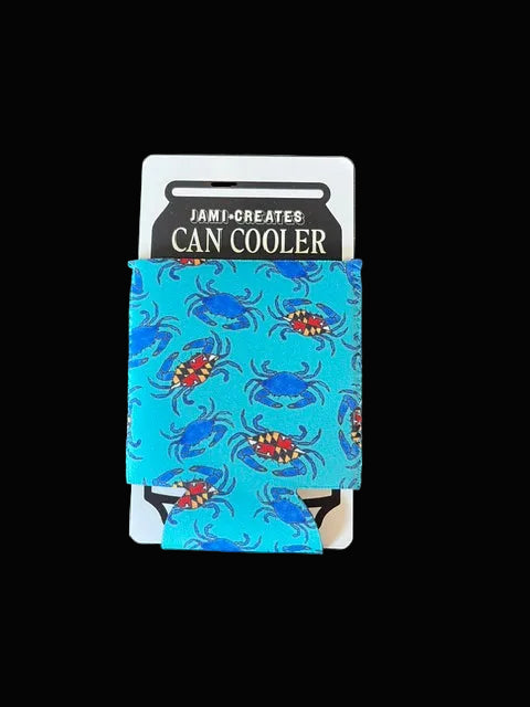 Blue Crab/Maryland Flag Can Cooler