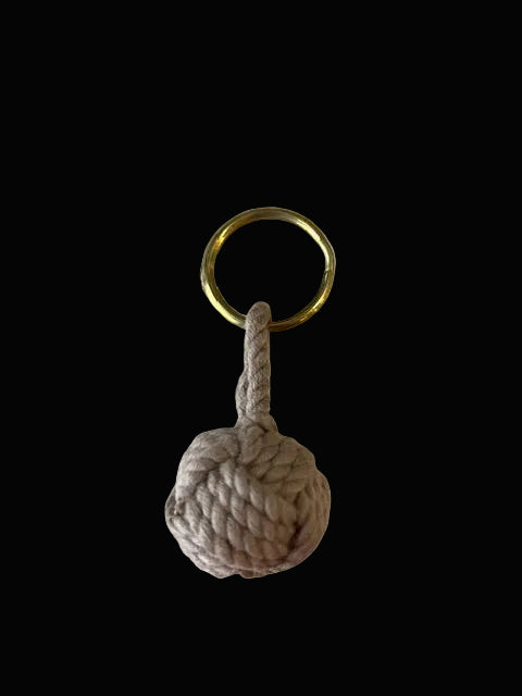 Hand Knotted Monkey Fist Keychain - Annapolis Maritime Antiques
