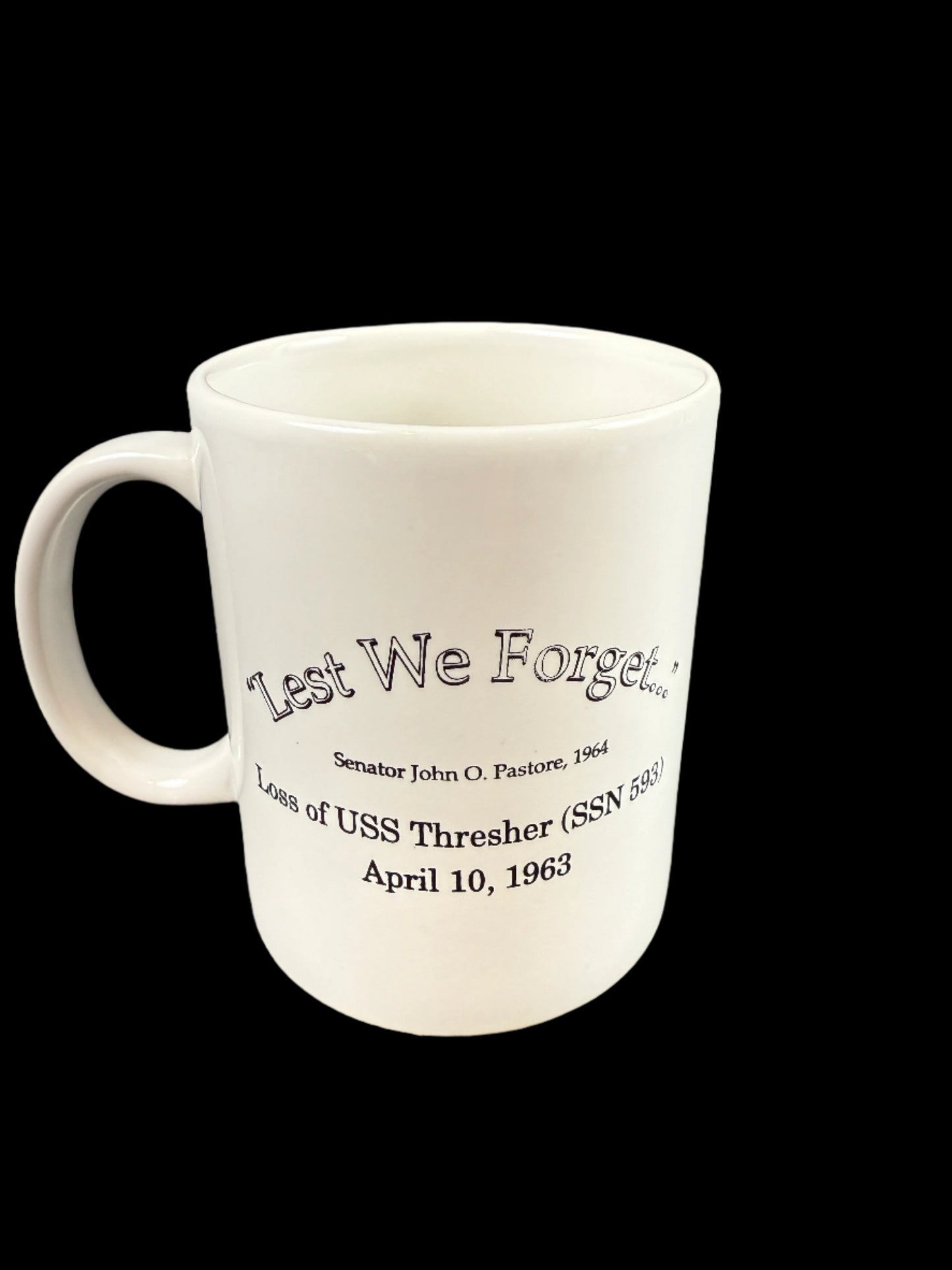 USS Thresher Commemorative Coffee Mug