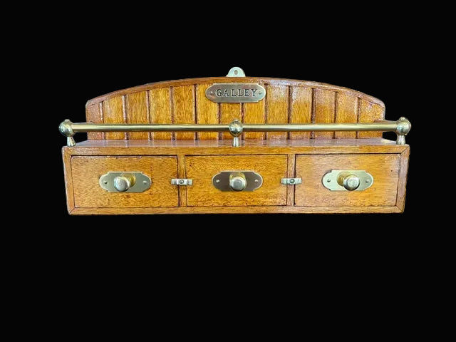 Wooden "Galley" Shelf