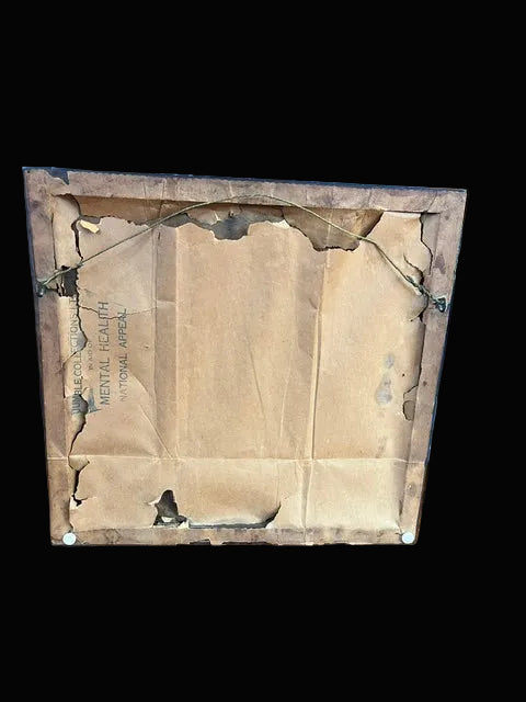 Wooden Wall Plaque Featuring a Square-Rigged Sailing Ship