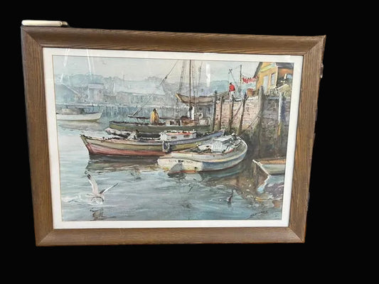 "Misty Morning" Watercolor by James Milton Sessions
