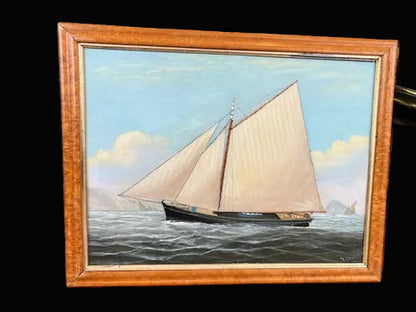 "Majestic" Original Oil Painting by Capt. R.E. Ryder