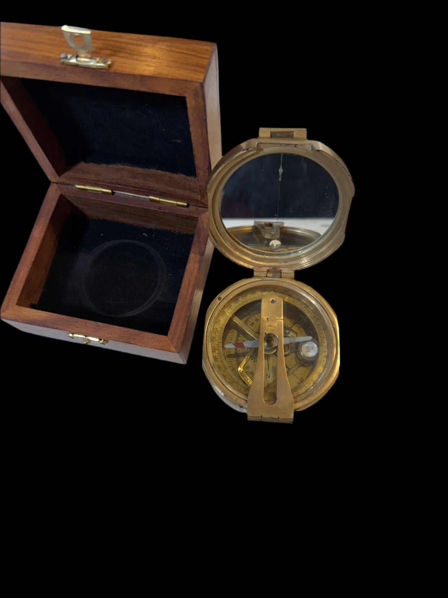 #Compass in Rosewood Box