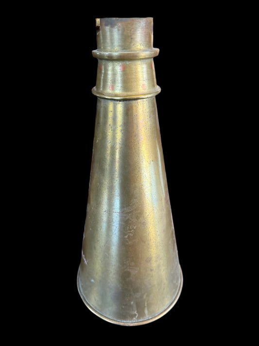 Vintage Brass Ship’s Voice Pipe Horn – circa WWII