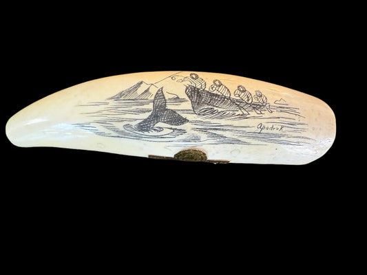 Hand-Etched Resin Tusk Replica