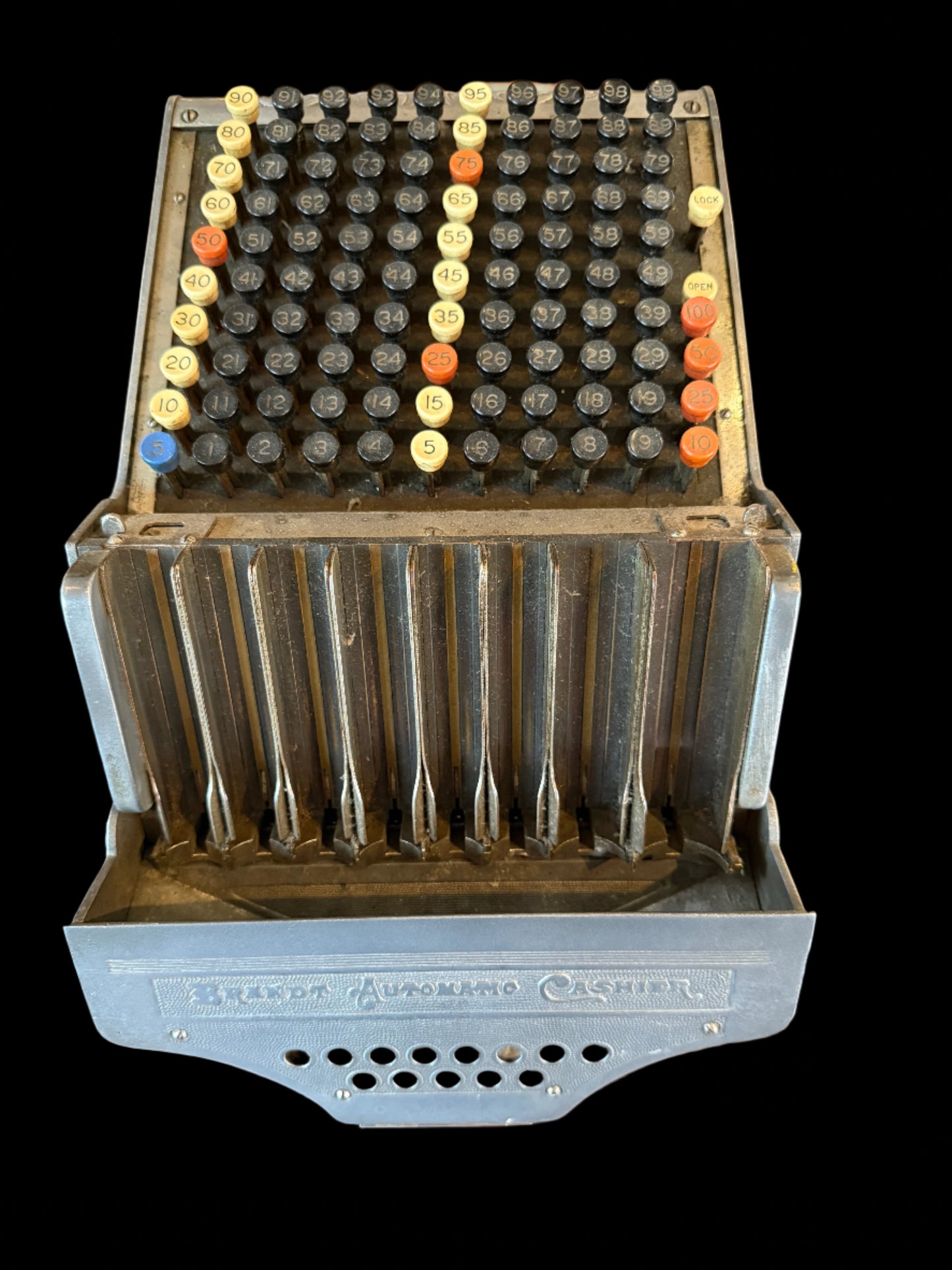 Vintage Brandt Automatic Purser's Cashier Company Cash Register