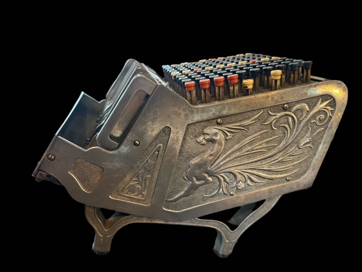 Vintage Brandt Automatic Purser's Cashier Company Cash Register