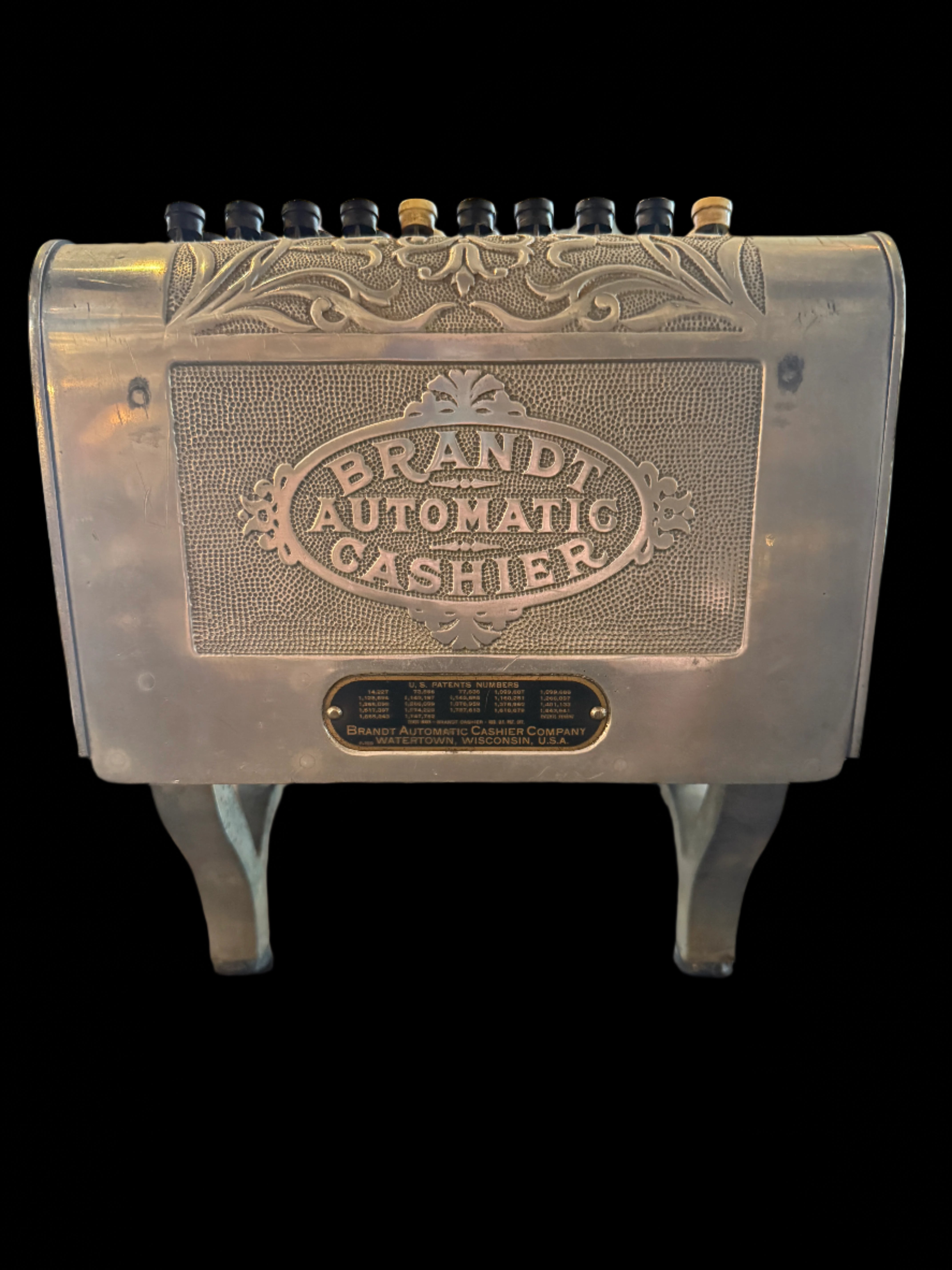 BRANDT アンティーク アメリカン レジスター Vintage Brandt Automatic Purser's Cashier Company Cash Register