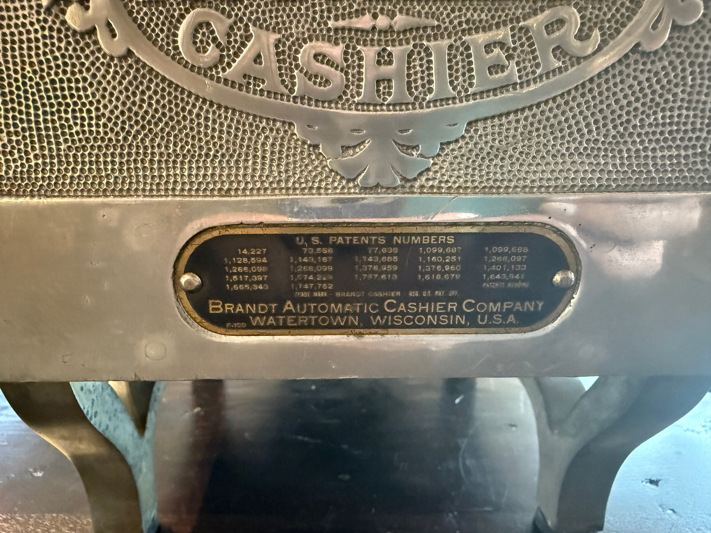 Vintage Brandt Automatic Purser's Cashier Company Cash Register