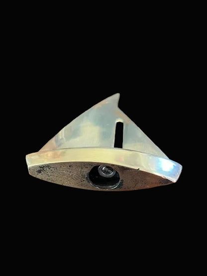 Mid-Century Modern Brass Sailboat