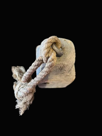#Antique Wooden Pulley Block - Annapolis Maritime Antiques