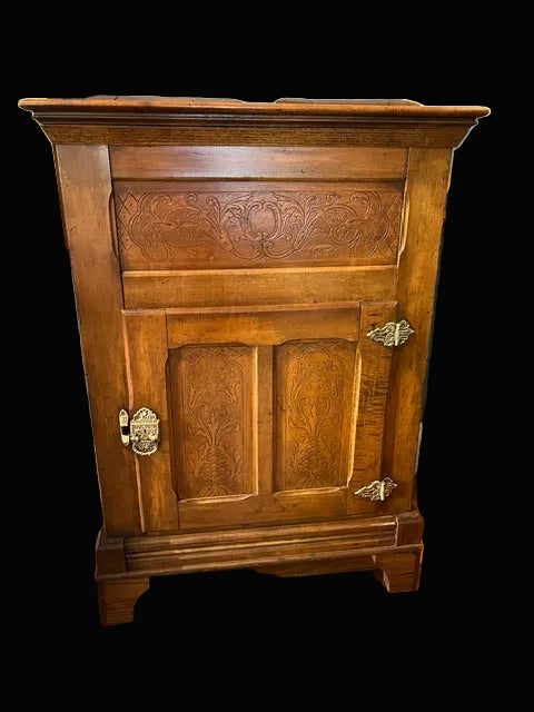 Antique Wooden Ice Box