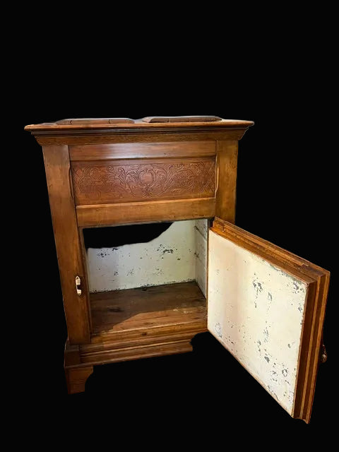 Antique Wooden Ice Box