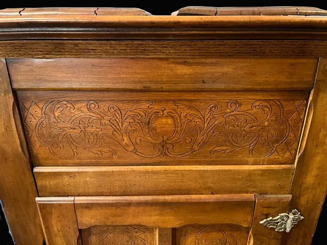 Antique Wooden Ice Box