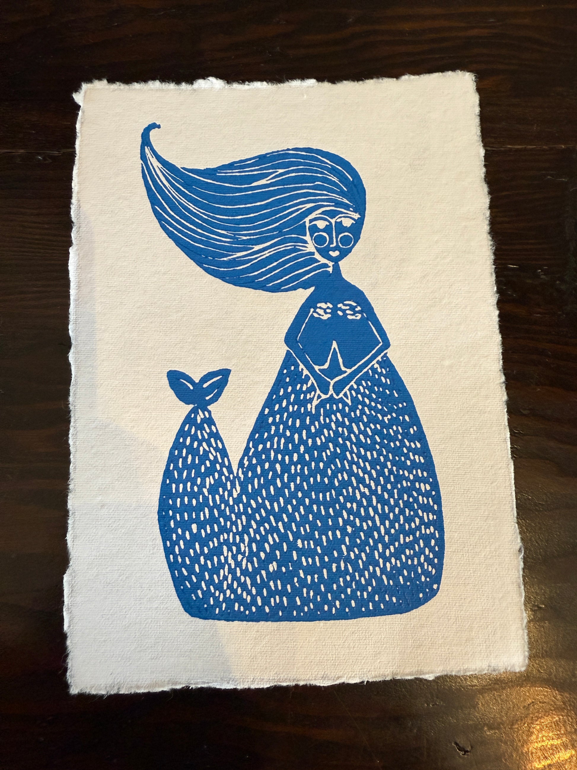 Hand-carved and Printed Linocut - Annapolis Maritime Antiques
