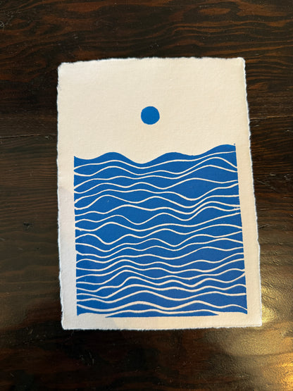 Hand-carved and Printed Linocut - Annapolis Maritime Antiques