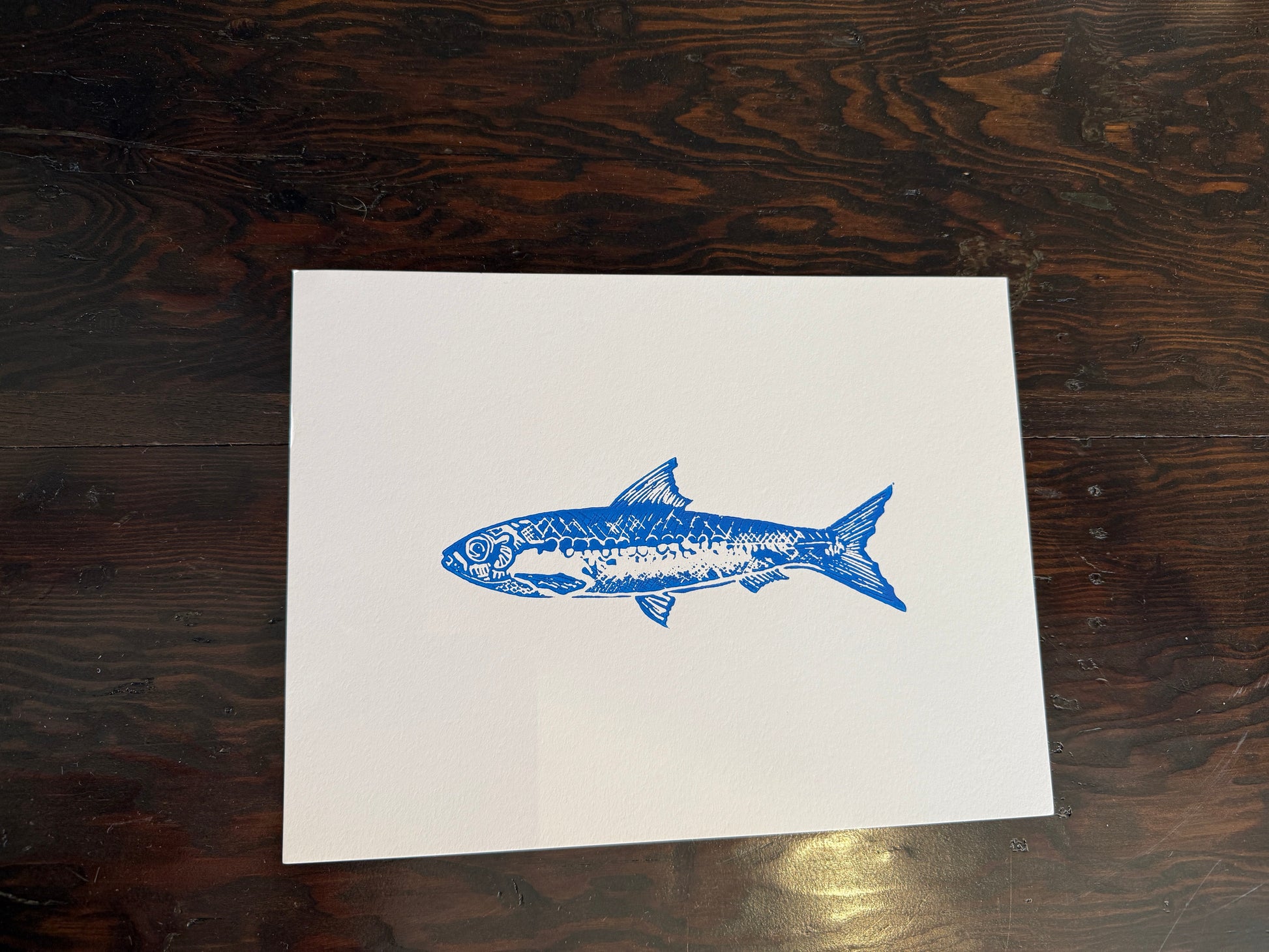 Hand-Carved and Printed Linocut - Annapolis Maritime Antiques