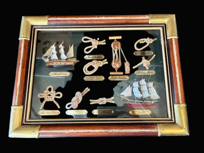 #Nautical Shadow Box - Annapolis Maritime Antiques