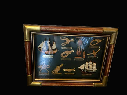 #Nautical Shadow Box - Annapolis Maritime Antiques