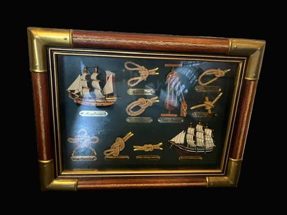 #Nautical Shadow Box - Annapolis Maritime Antiques