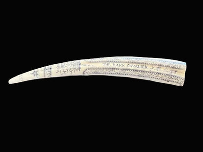 Replica Walrus Tusk Scrimshaw