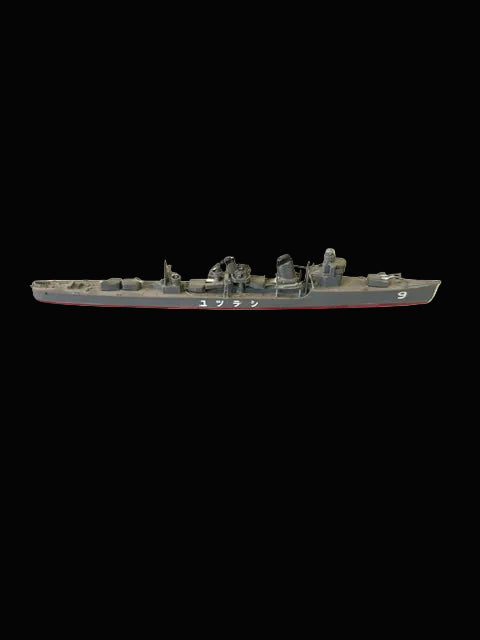 Japanese Shiratsuyu-Class Destroyer Model