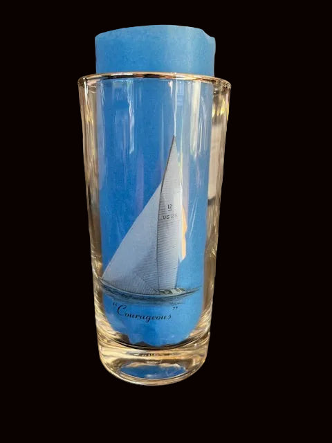 America's Cup Drinking Glass - Courageous