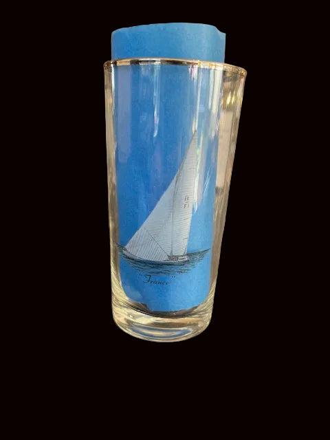 America's Cup Drinking Glass - France