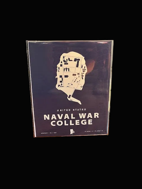Naval War College Map Print