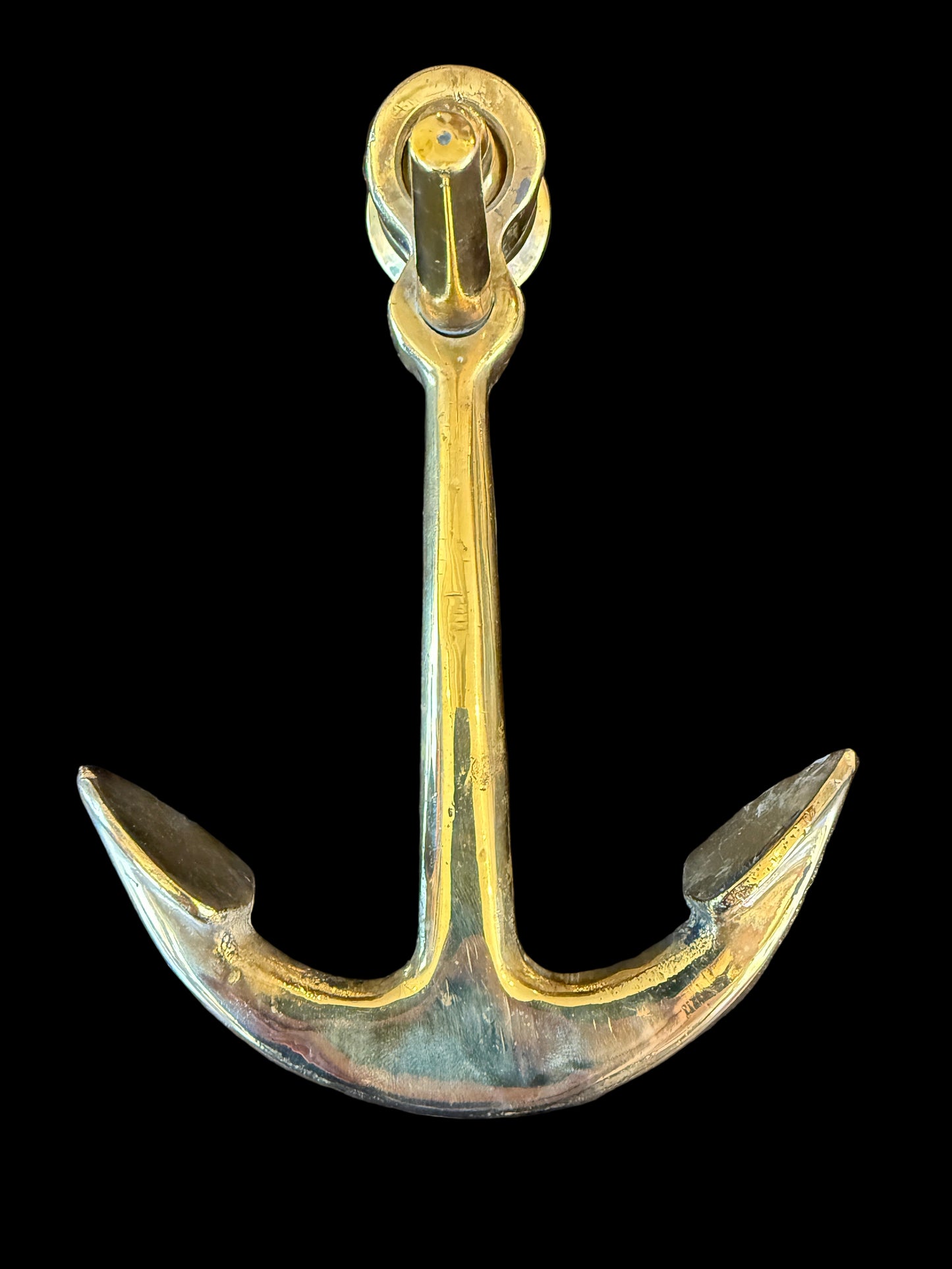 Brass Anchor Candlestick