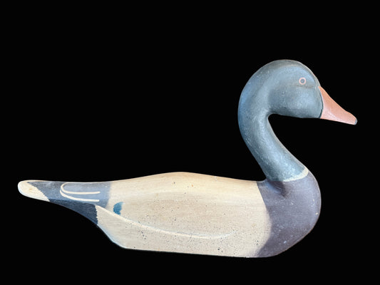 Hand-Carved Wooden Duck – J. Dudley, The Grand Collection Ltd.