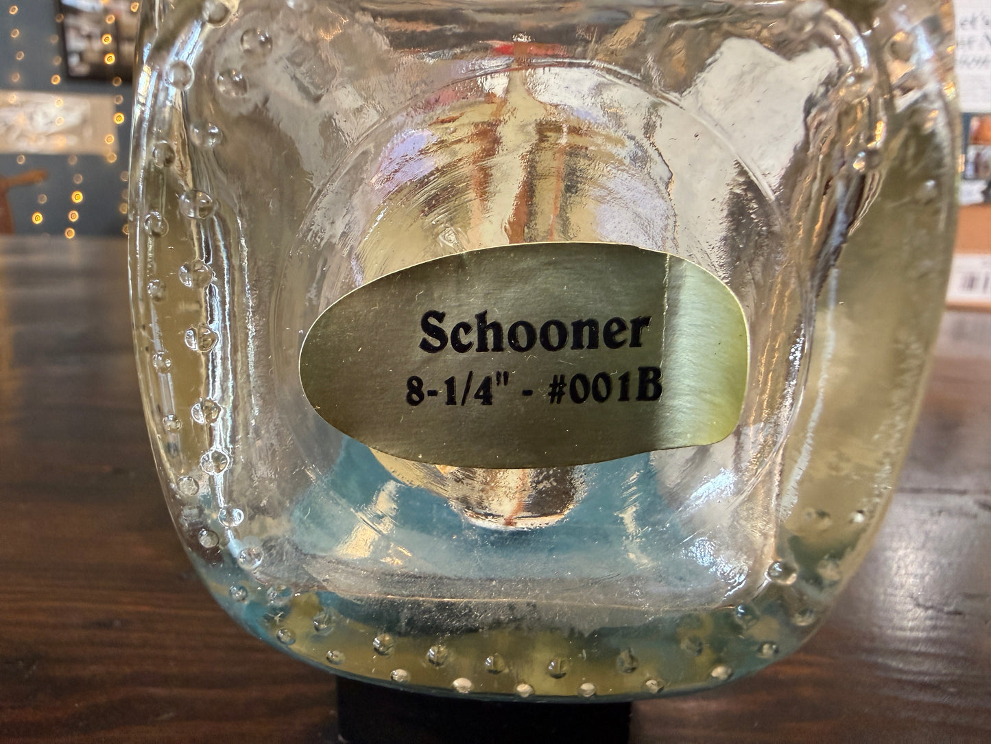 Handcrafted Ship in a Bottle – Schooner