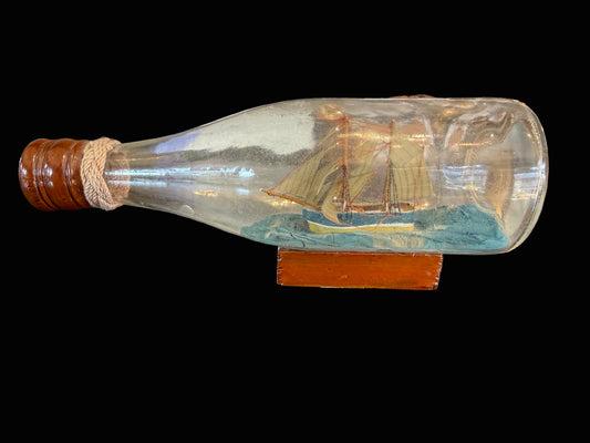 Ship in a Bottle – Schooner by Authentic Models
