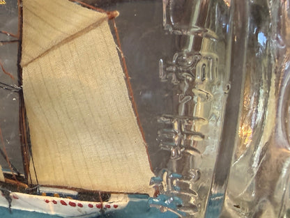 Handcrafted Ship in a Bottle – Schooner