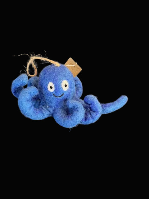 Felt Octopus Ornament