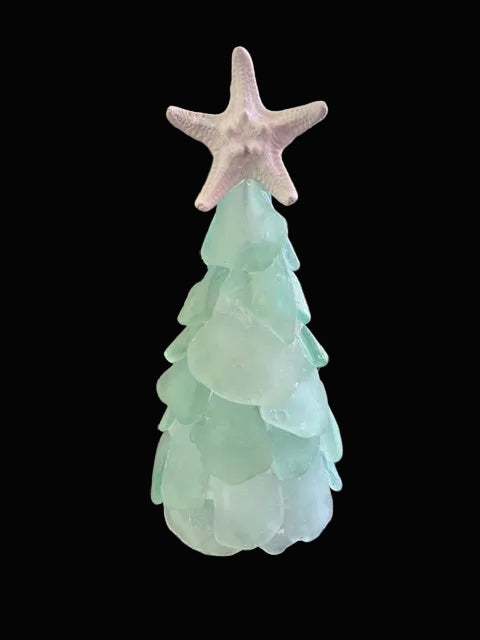 Sea Glass Christmas Trees
