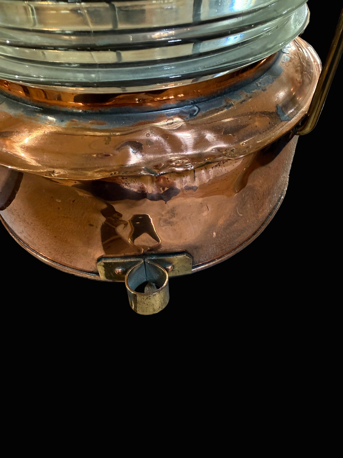 Vintage Copper Ship’s Lantern – Erik Ohlsson, Helsingborg – 18”