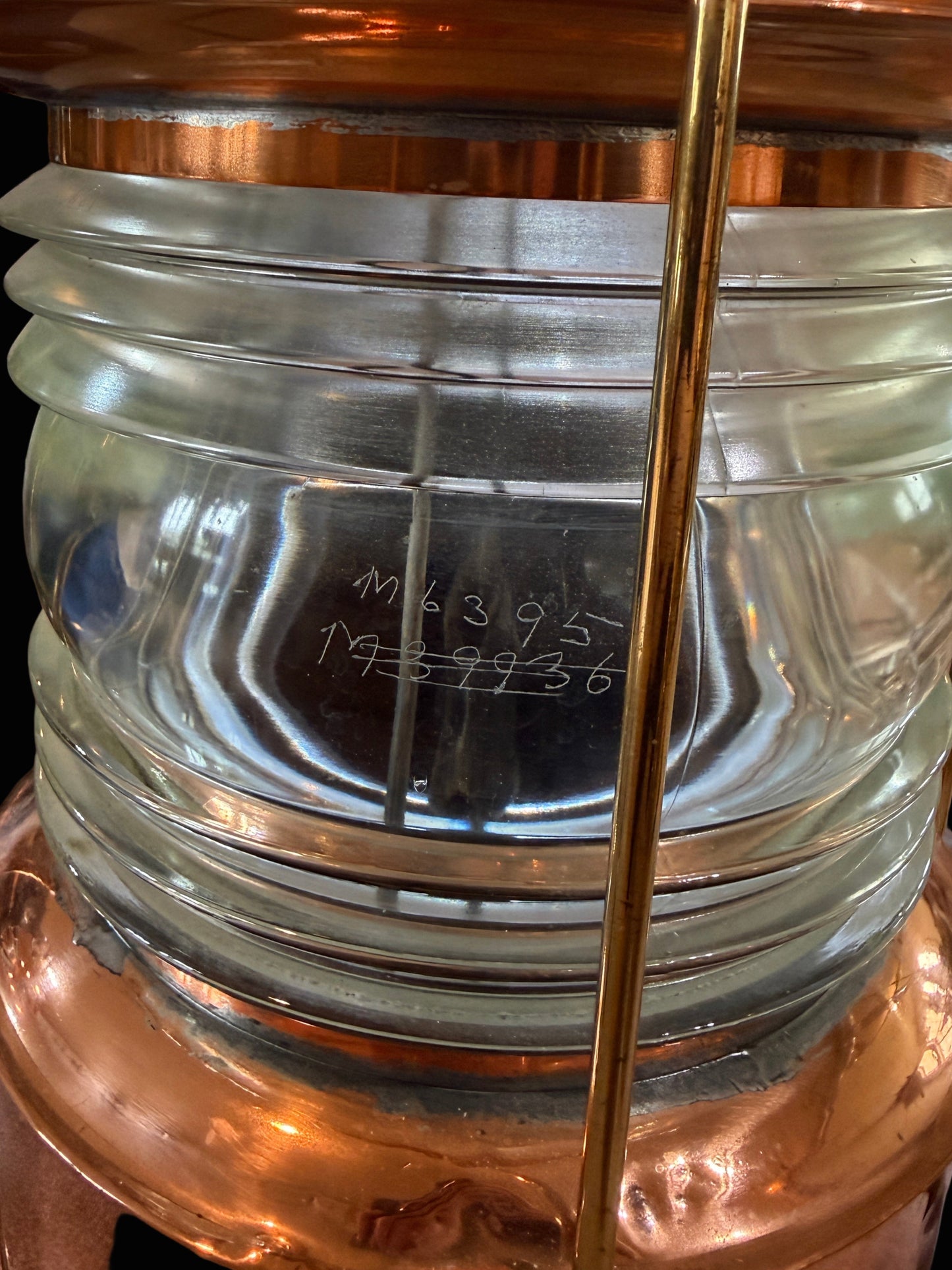 Vintage Copper Ship’s Lantern – Erik Ohlsson, Helsingborg – 18”