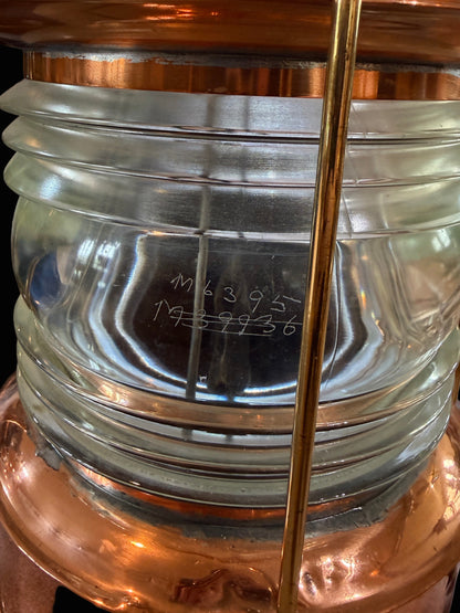 Vintage Copper Ship’s Lantern – Erik Ohlsson, Helsingborg – 18”