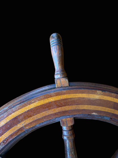 Large Authentic Ship's Wheel cira early 1900's