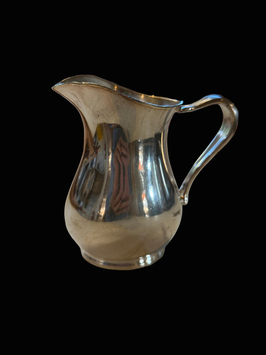 U.S. Navy Silver Soldered Creamer Pitcher – Reed & Barton 3610 (16 oz) - Annapolis Maritime Antiques