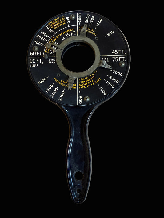 #WWII U.S. Navy A.A. Range Indicator – 1943 Aircraft Recognition Tool