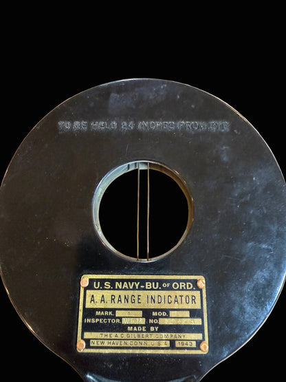 #WWII U.S. Navy A.A. Range Indicator – 1943 Aircraft Recognition Tool